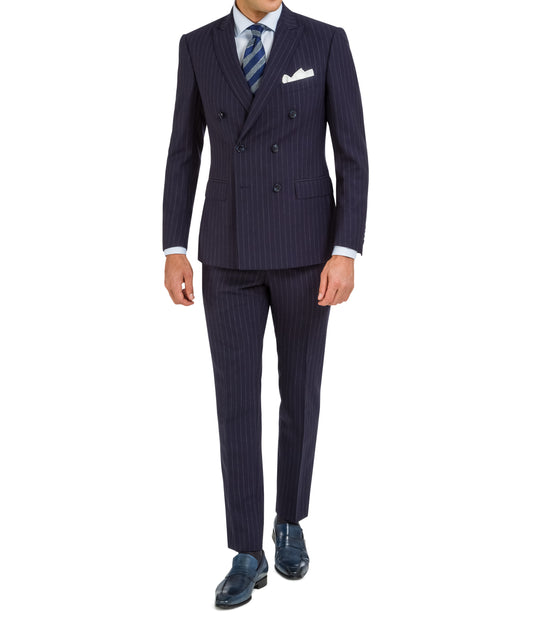 Double-breasted suit made of 100% wool 6 weeks delivery